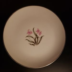 Pink Orchard Fine China bread/butter plates